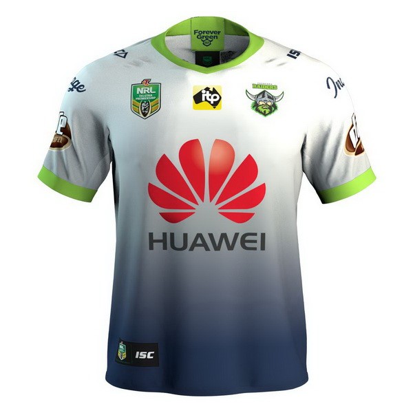 Camiseta Canberra Raiders Tercera equipación 2018 Blanco Azul